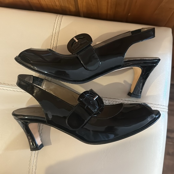 Anyi Lu black heels 37 1/2 - Picture 10 of 10